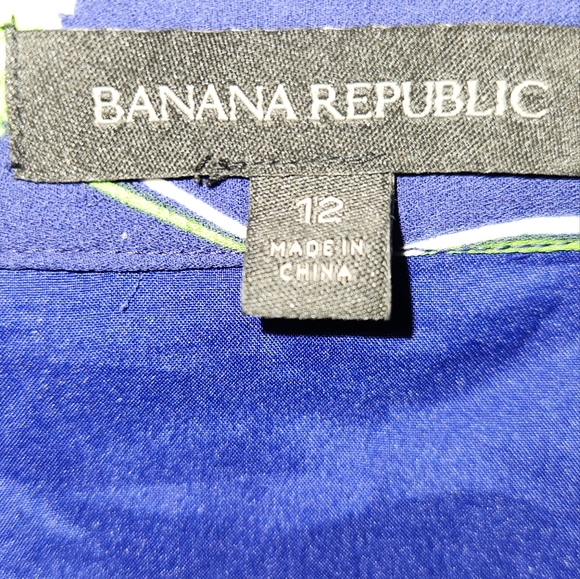 VIBRANT Banana Republic skirt sz 12 - Picture 2 of 3